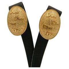 Dior Vintage Monogramm-Ohrclips mit Monogramm, 1970er Jahre