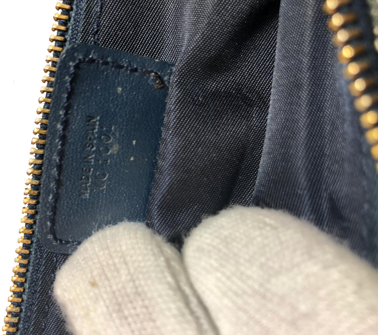 Gray Dior Vintage Navy Oblique Mini Saddle Bag 2001