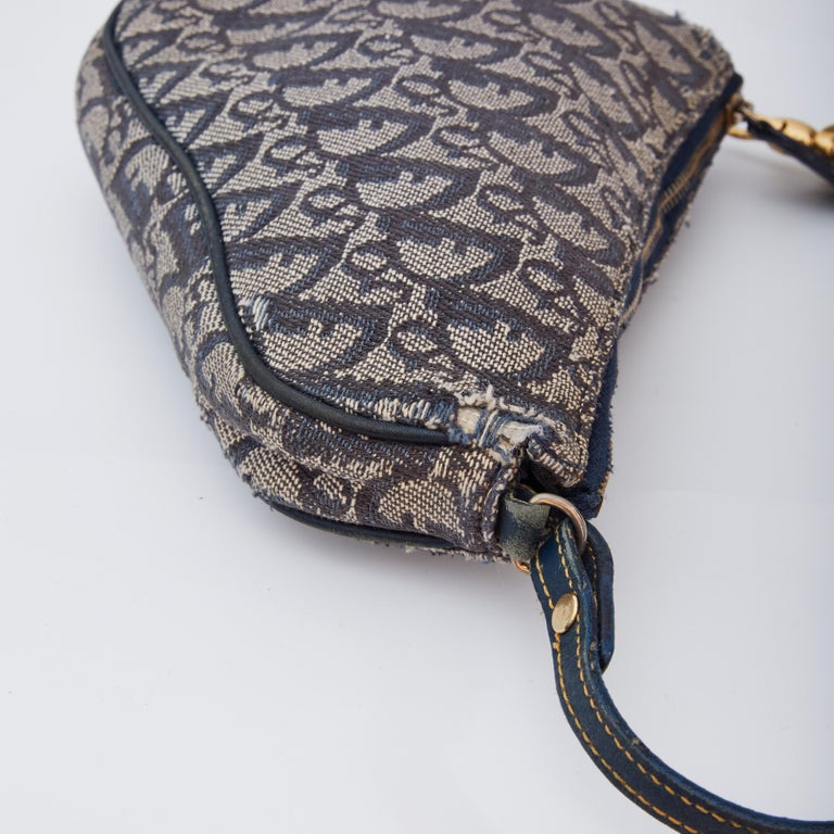 Dior Vintage Oblique Mini Saddle Bag (SHF-23257) – LuxeDH