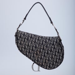 Dior Vintage Oblique Trotter Saddle Bag (2002)