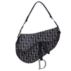 Dior Vintage Oblique Trotter Saddle Bag (2002)