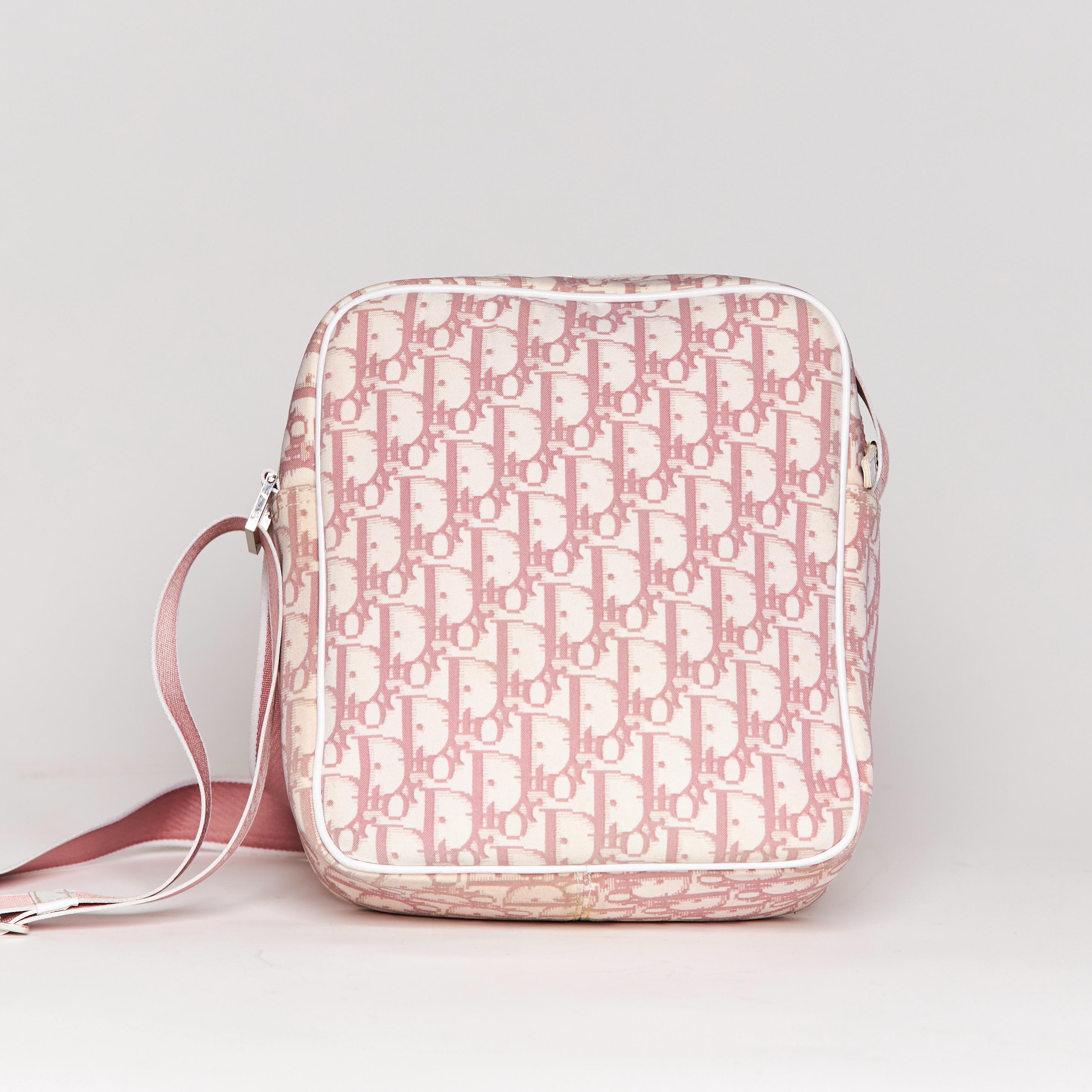 dior pink flower bag