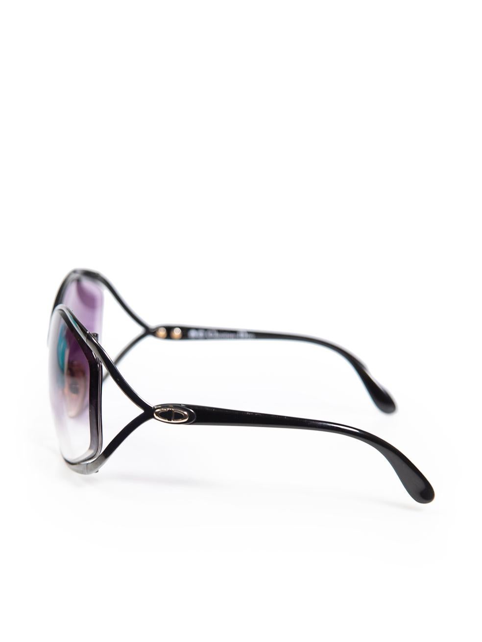 Women's Dior Vintage Purple 2056 90 Butterfly Sunglasses For Sale