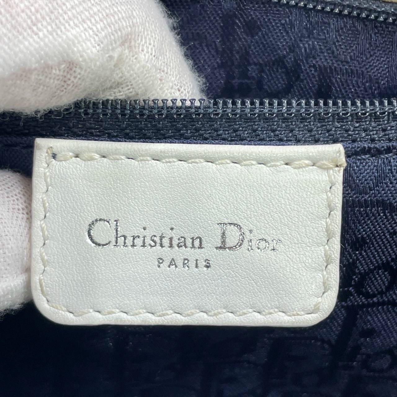 Dior Vintage Surf Chick Shoulder Bag Blue and White Chinese Porcelain Print For Sale 6