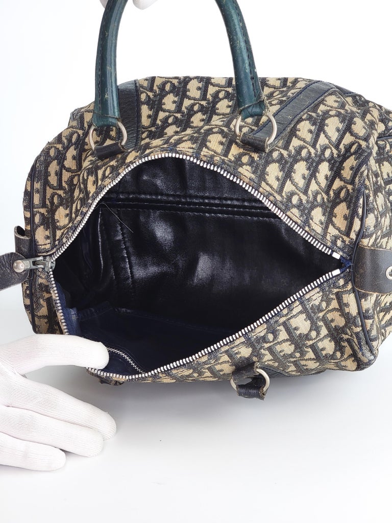 Dior Vintage Trotter Boston Bowler 30 Bag