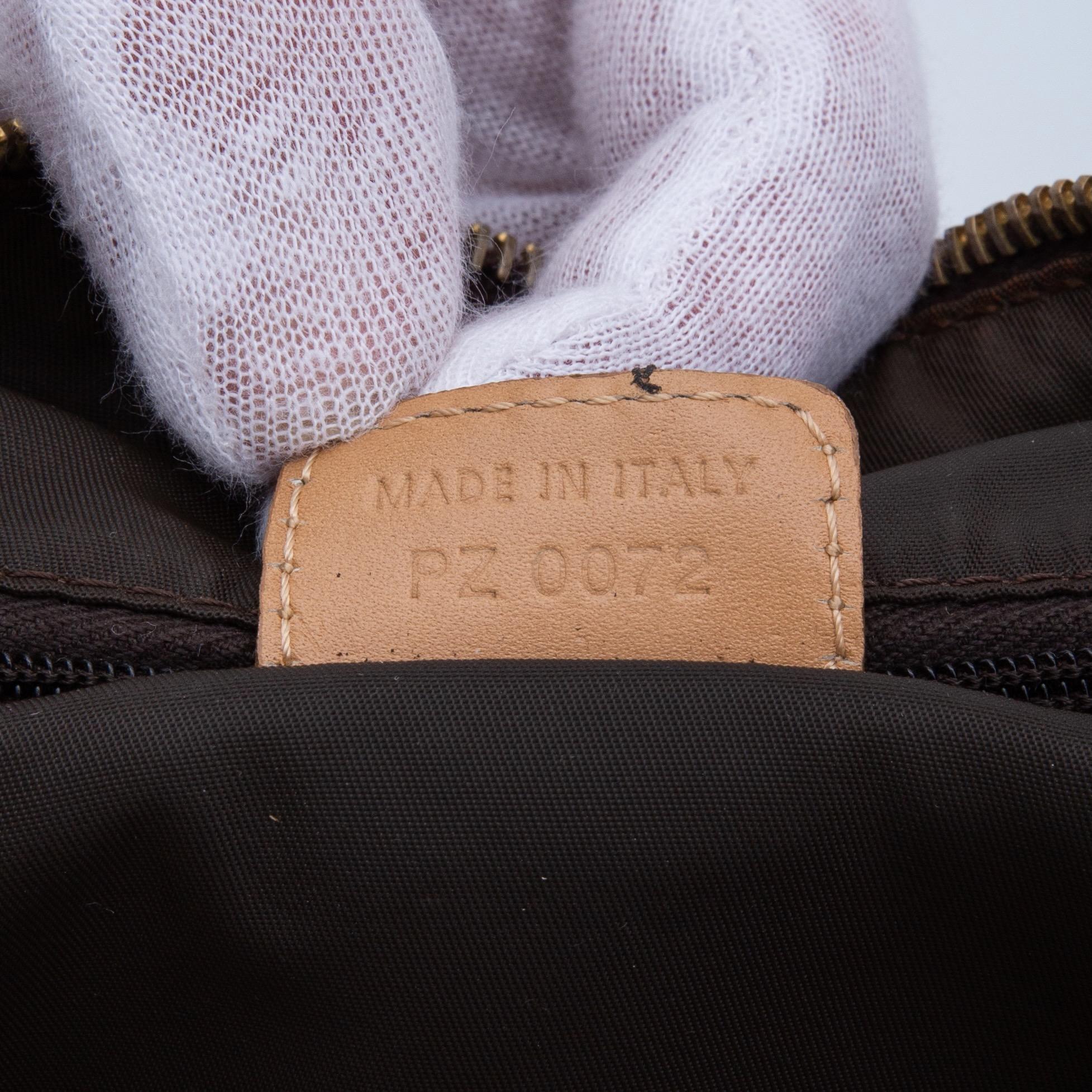 Dior Vintage Trotter Monogram Beige Boston Bowling Bag 25 (2002) 1