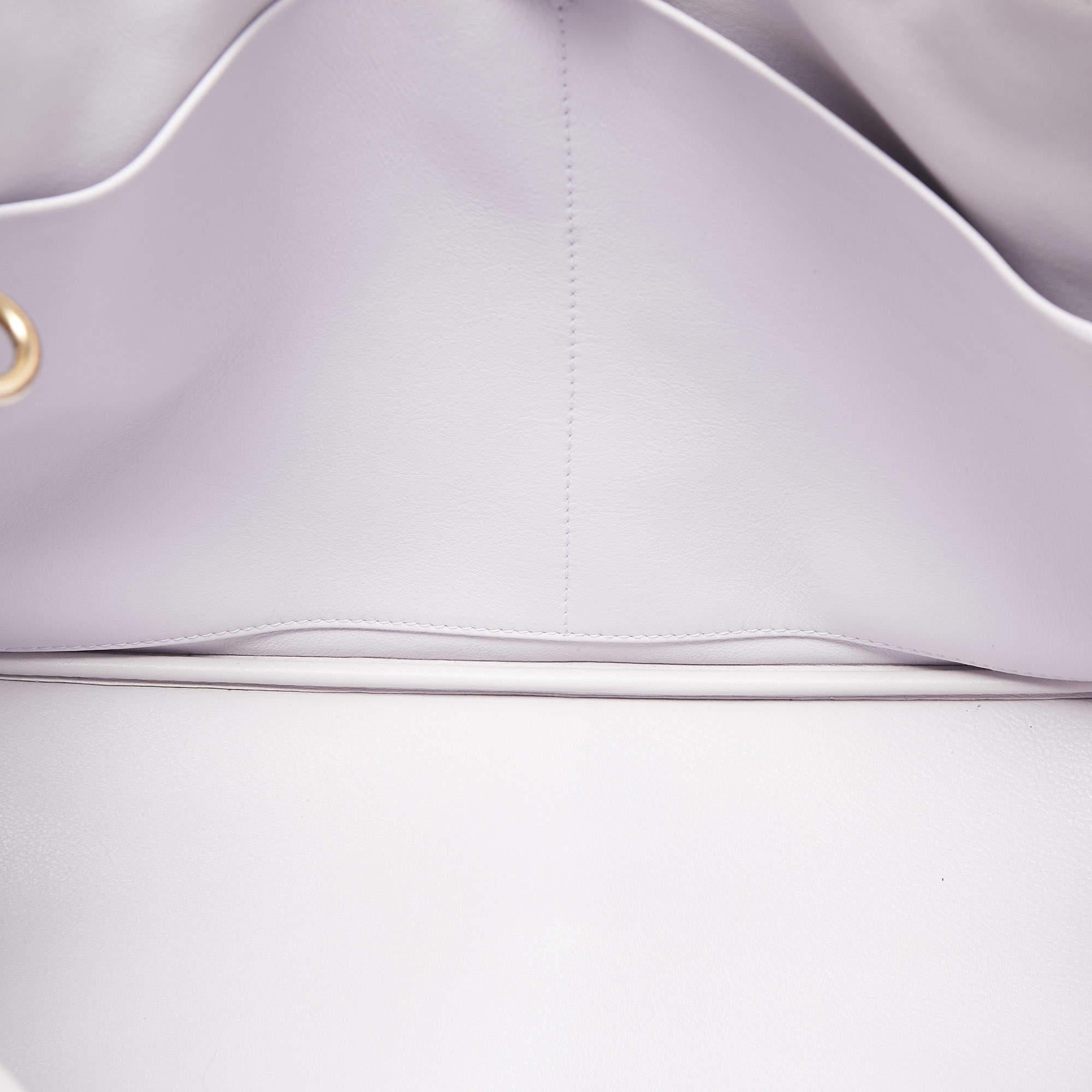 Dior Violet Leather Large Diorissimo Shopper Tote 1