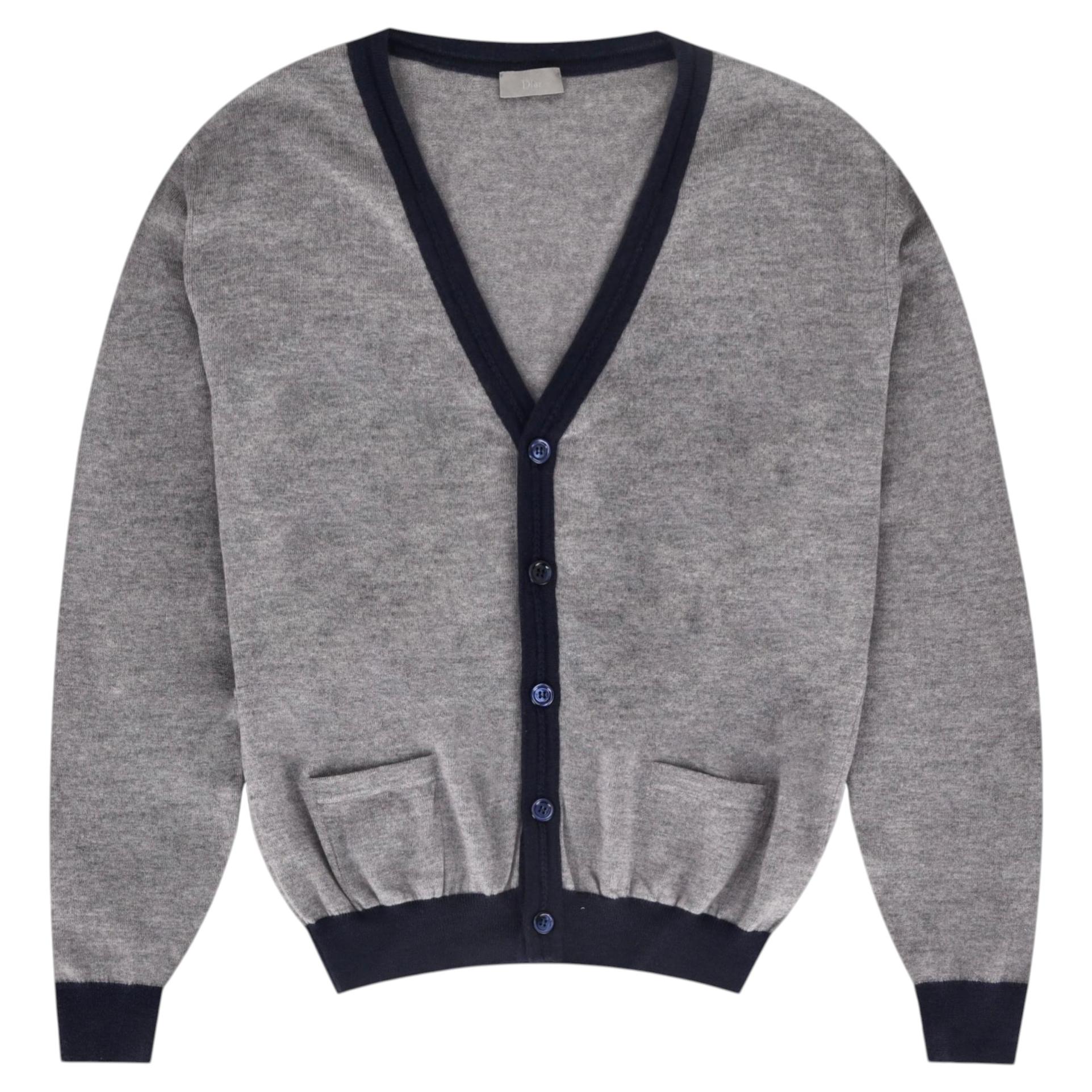 Dior Virgin Wool V-Neck Cardigan