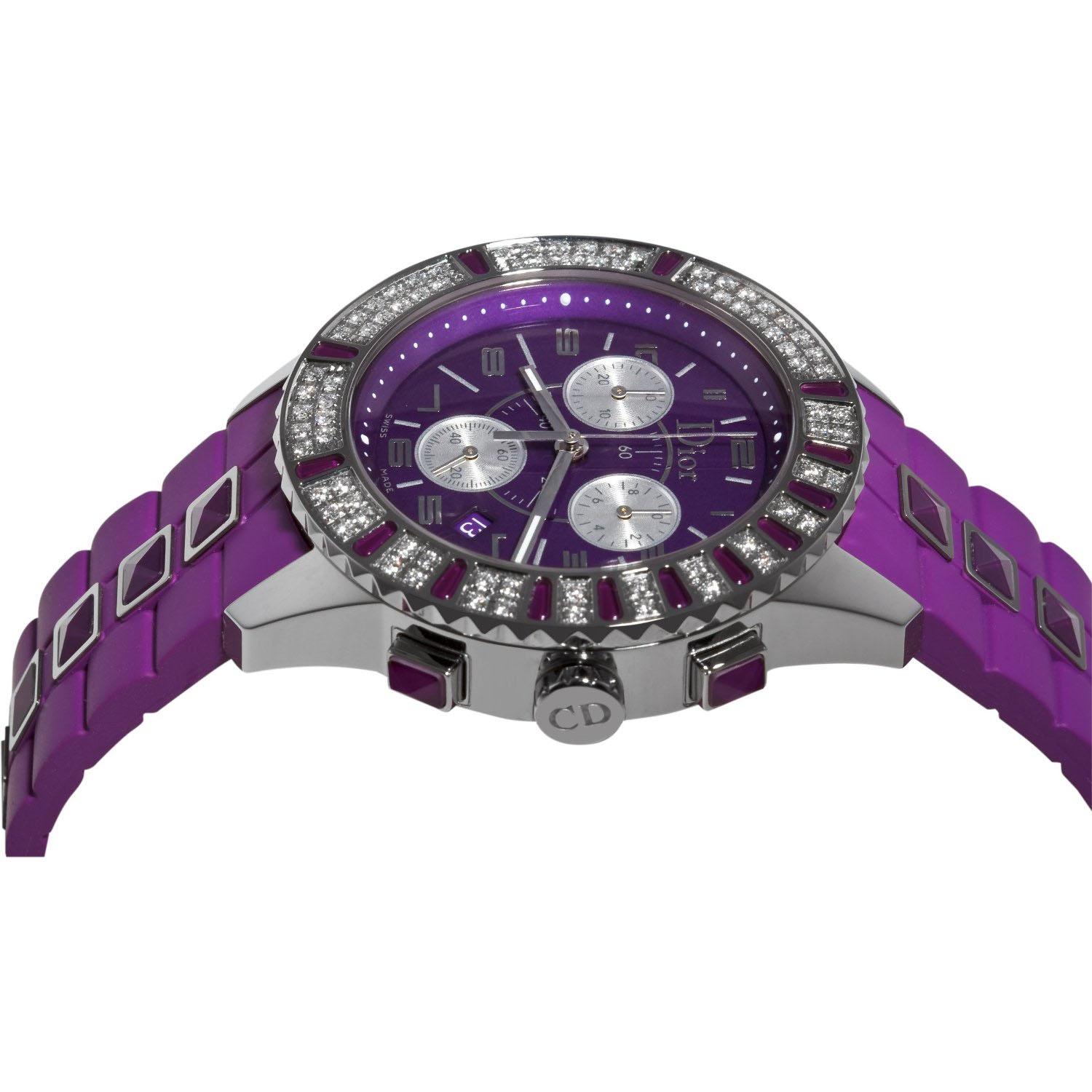 dior purple watch