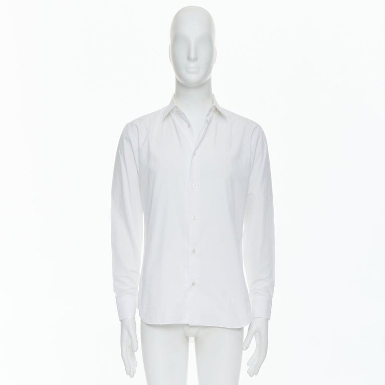 dior dress shirt Dior Homme White Logo Signature Shirt