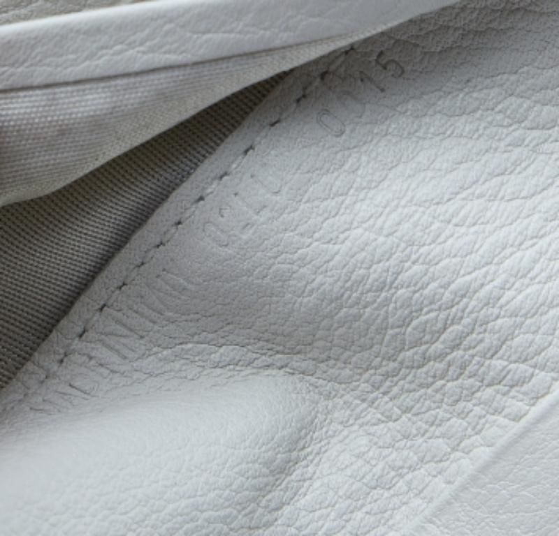Dior White Cannage Leather French Wallet For Sale 4