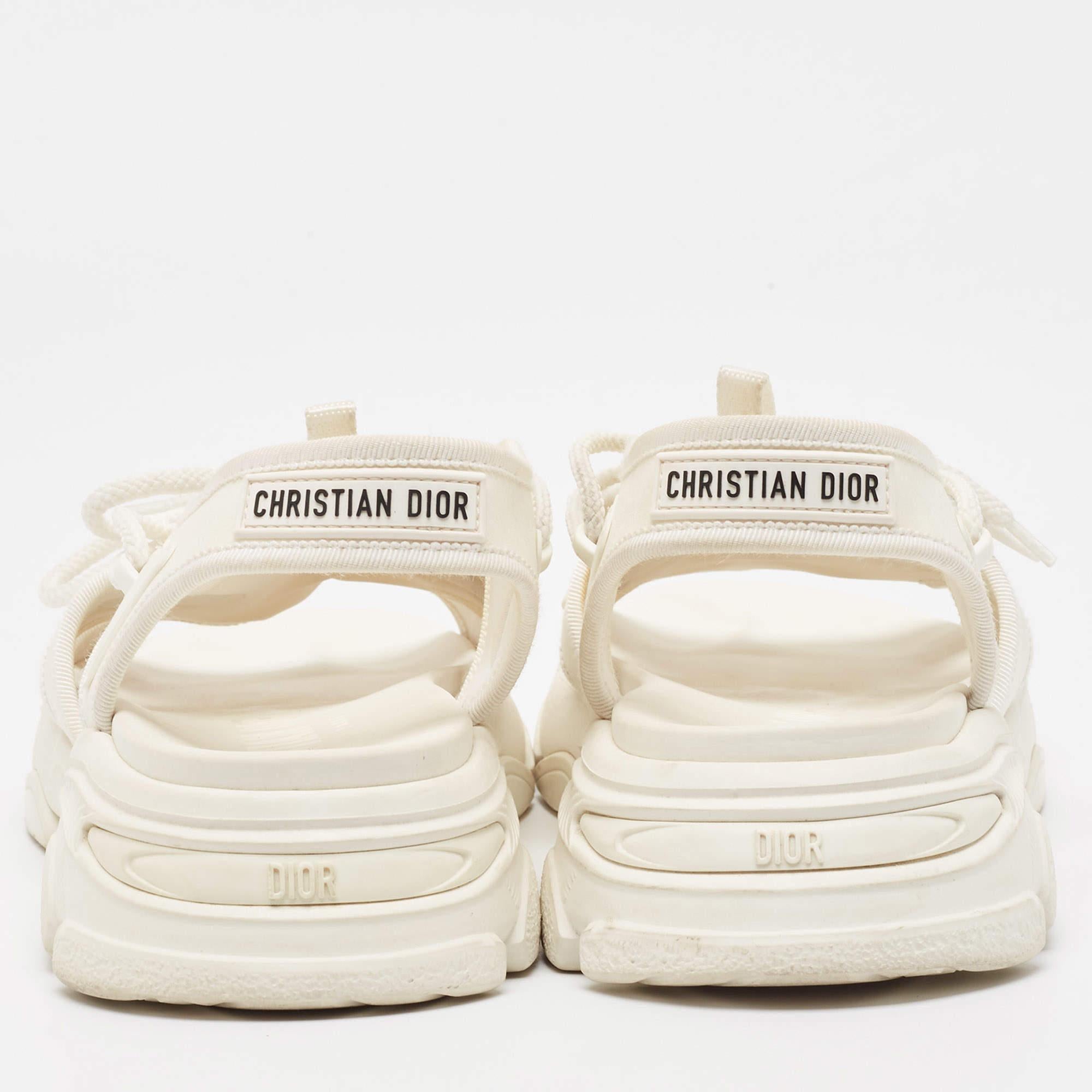  Sandales Dior D-Connect à lacets, taille 39 Pour femmes 