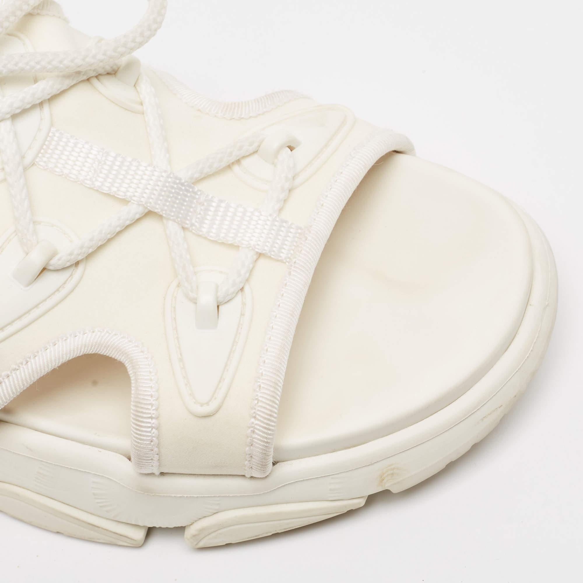 Sandales Dior D-Connect à lacets, taille 39 2