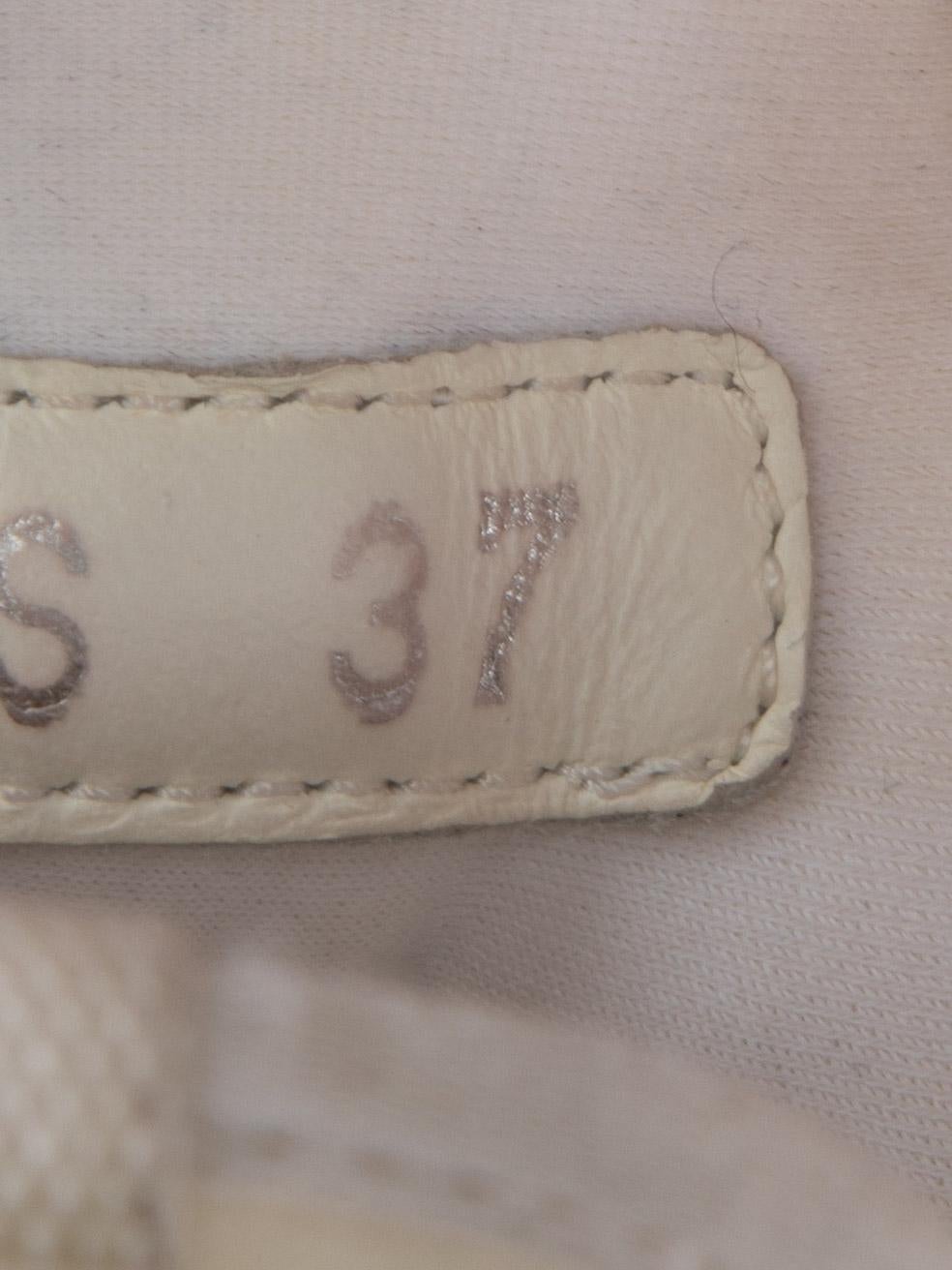 Dior White Chunky Sole D Connect Trainers Size IT 37 1
