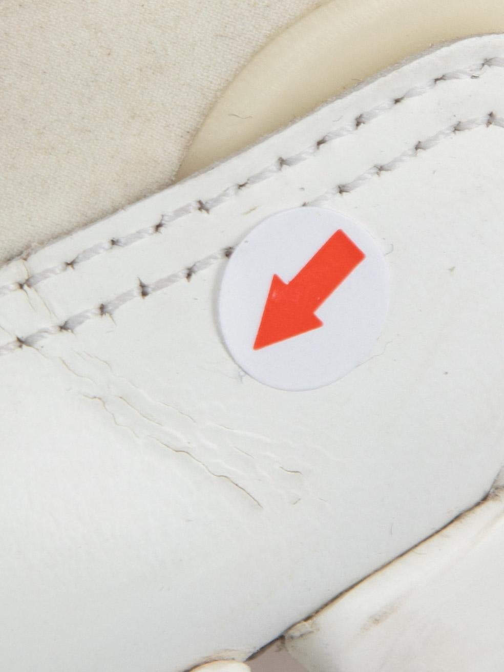 Dior White Chunky Sole D Connect Trainers Size IT 37 2