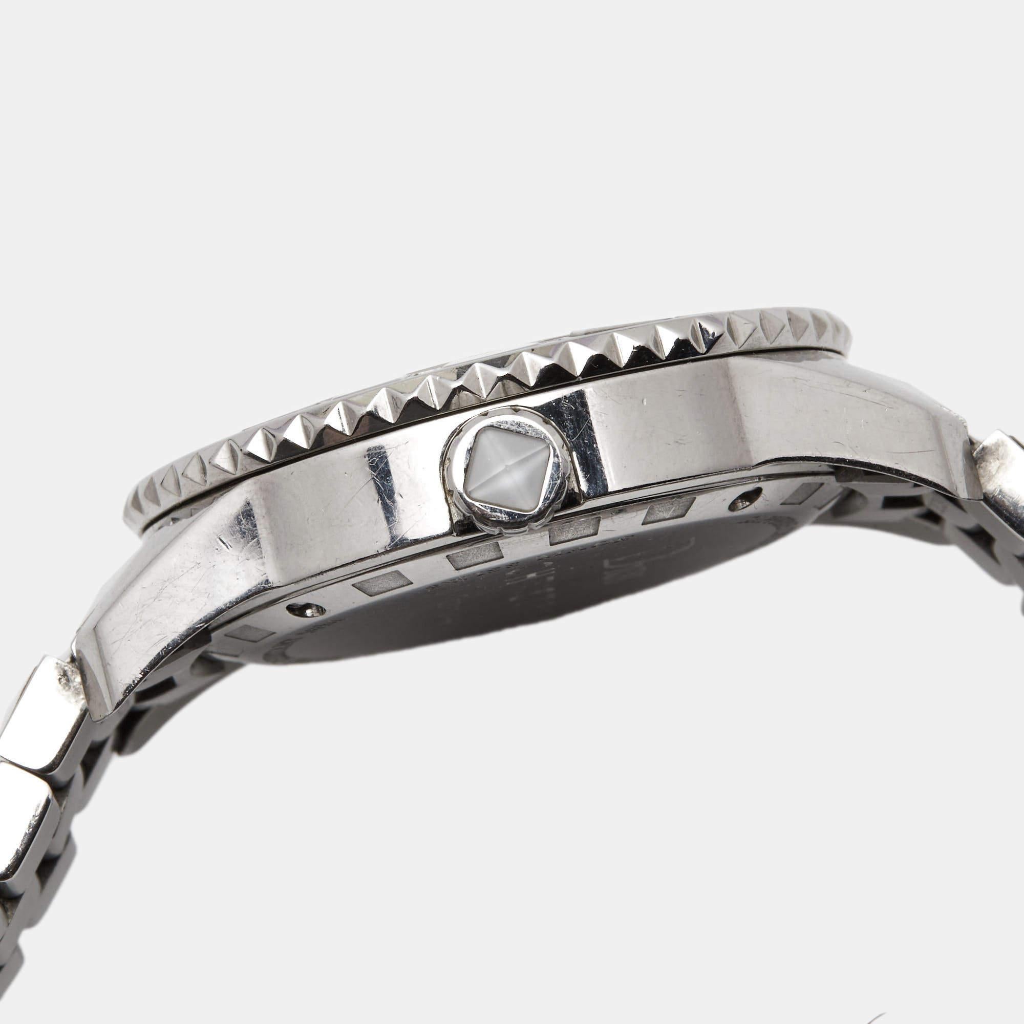 Dior White Diamonds Stainless Steel Christal CD113112M002 Women's Wristwatch 33  5