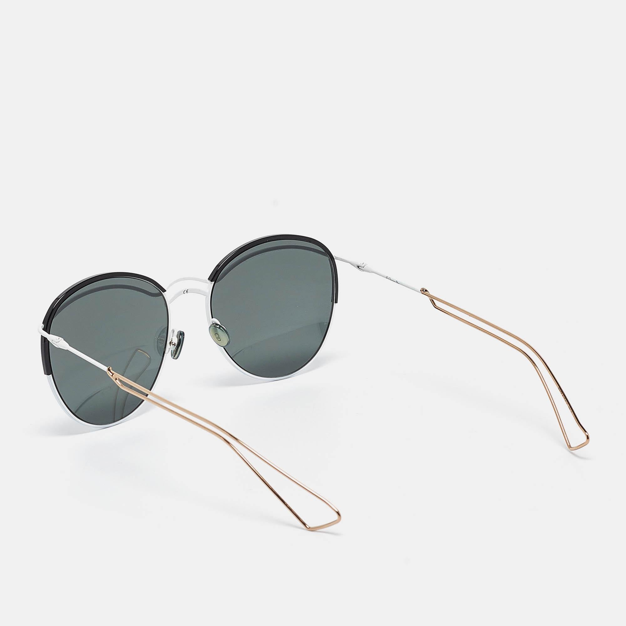 Elevate your eyewear game with these Dior Aviator sunglasses. Meticulously crafted from premium materials they offer unparalleled protection and a timeless design making them a must have accessory for the fashion forward.