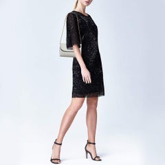 Dior White Honeycomb Monogram Coated Canvas und Leder Kette Clutch