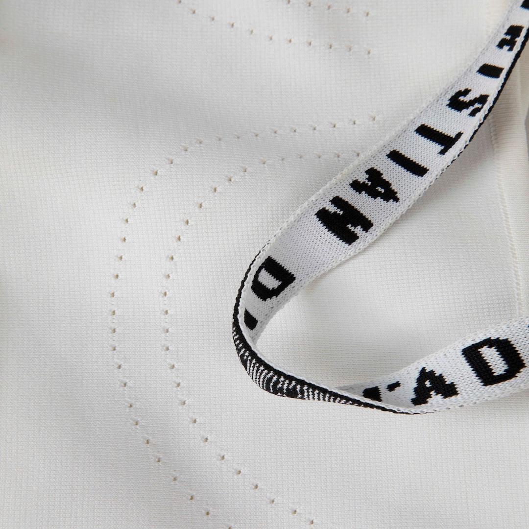 Dior White J'adior Embroidered Logo Bralette Top Size S In Good Condition In London, GB