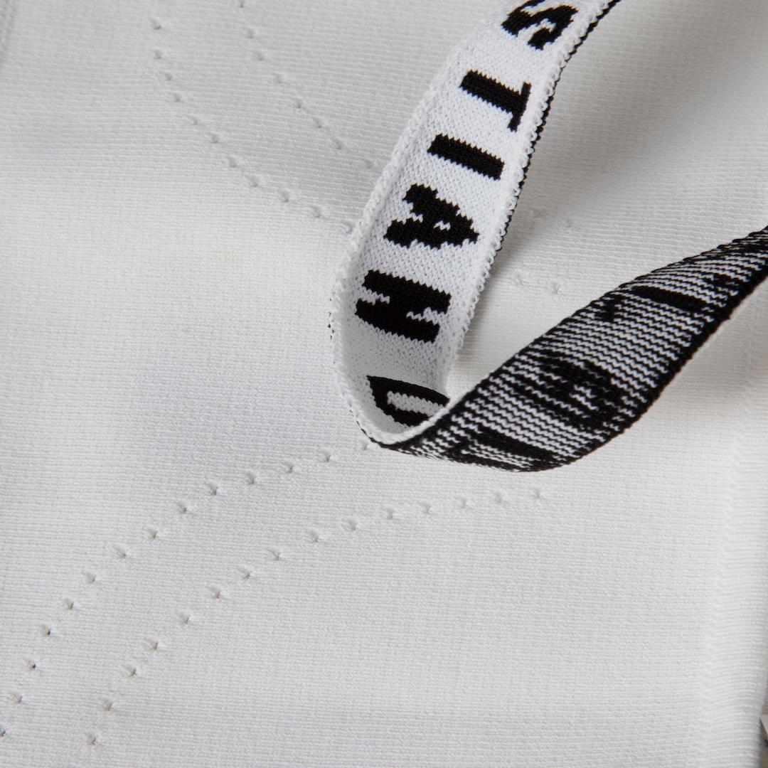 Dior White J'adior Logo Embroidered Bralette Top Size XS Bon état à London, GB