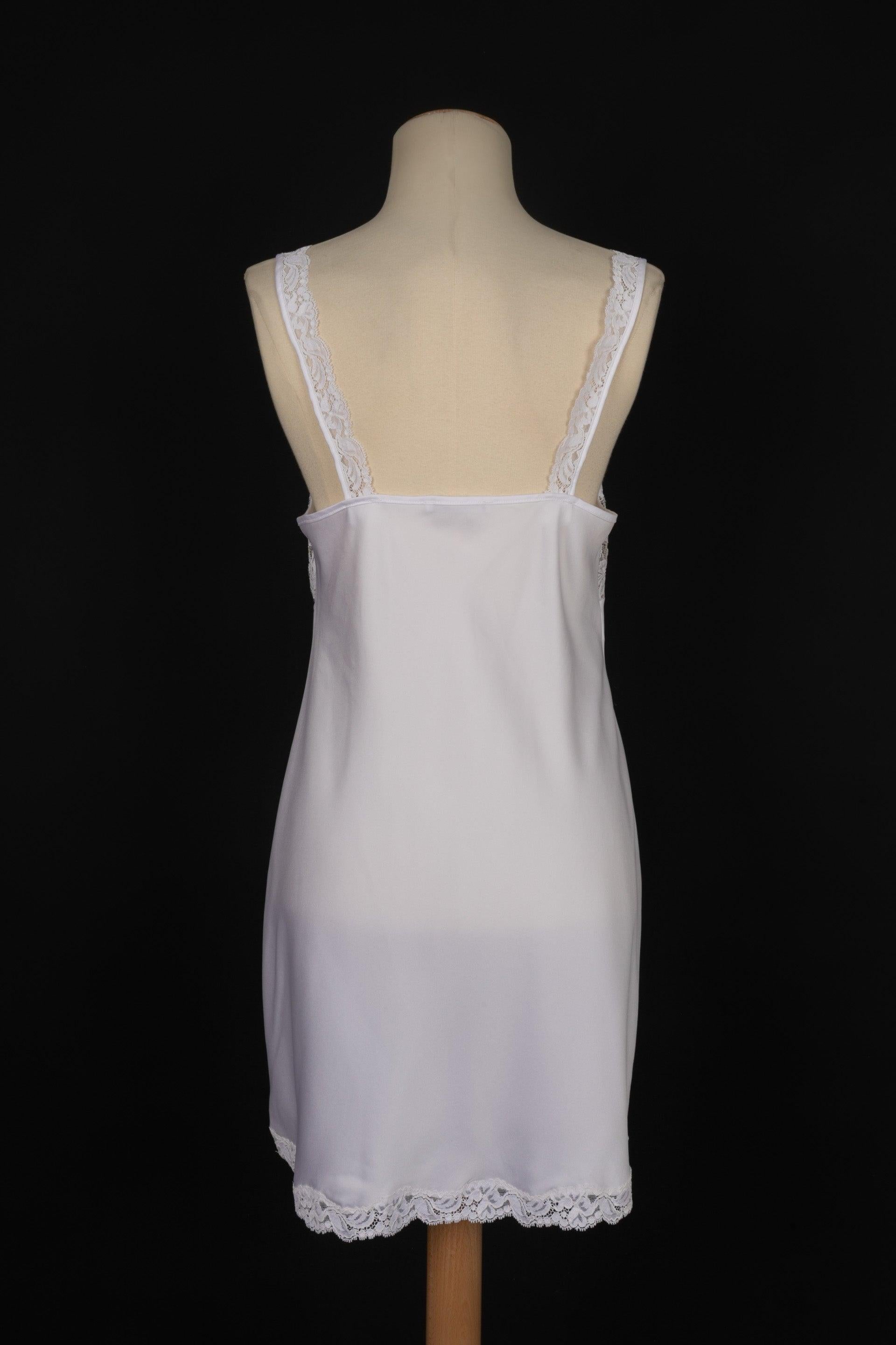 Dior White Lace Babydoll In Excellent Condition In SAINT-OUEN-SUR-SEINE, FR