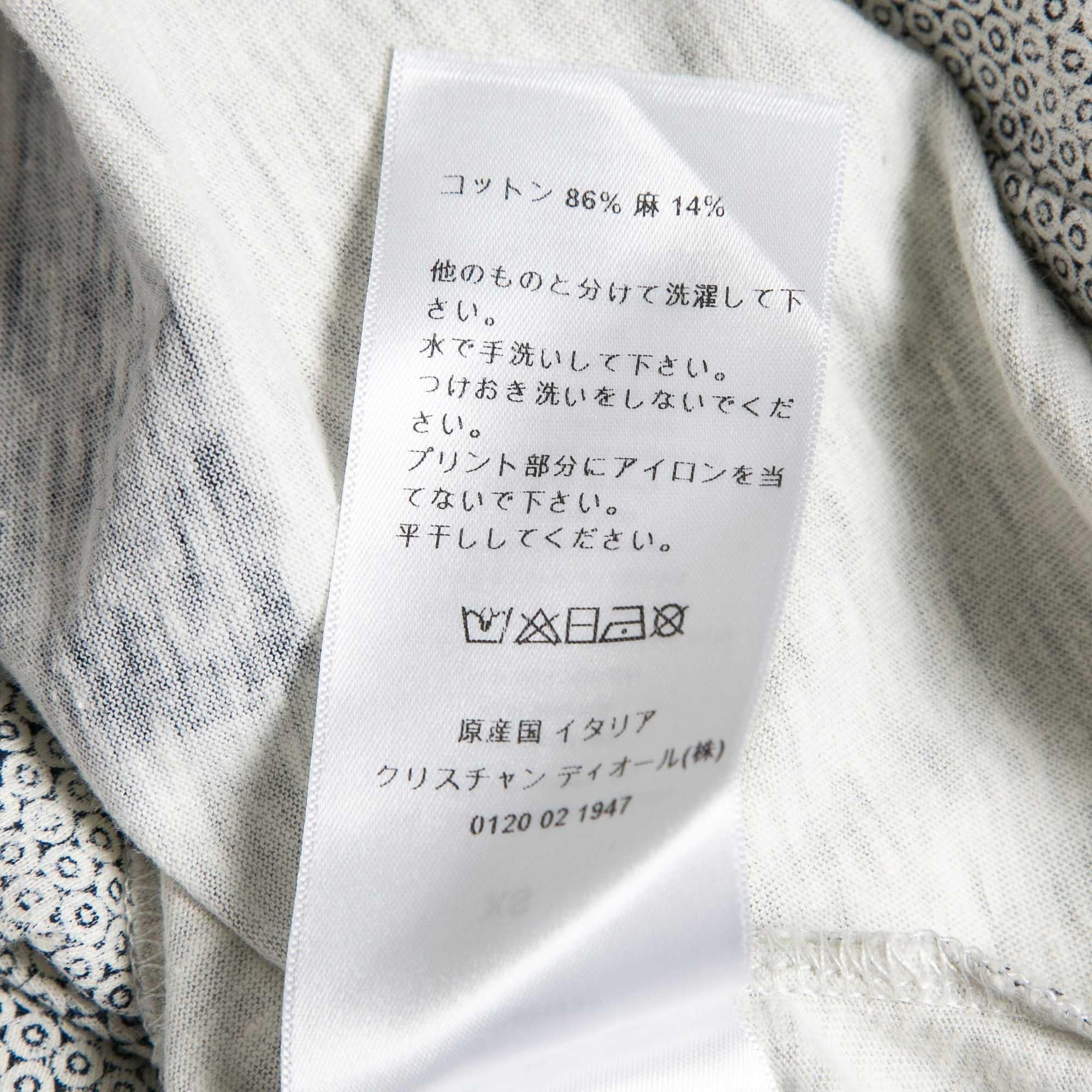 Maglietta Dior bianca con stampa L'Amoureux in cotone XS 2