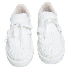 Dior White Leather And Rubber Dior-ID Sneakers Size 39.5