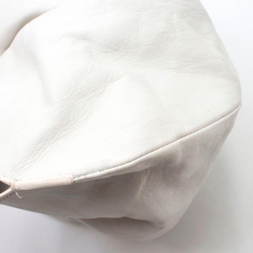 Dior White Leather Bracelet Bag 1