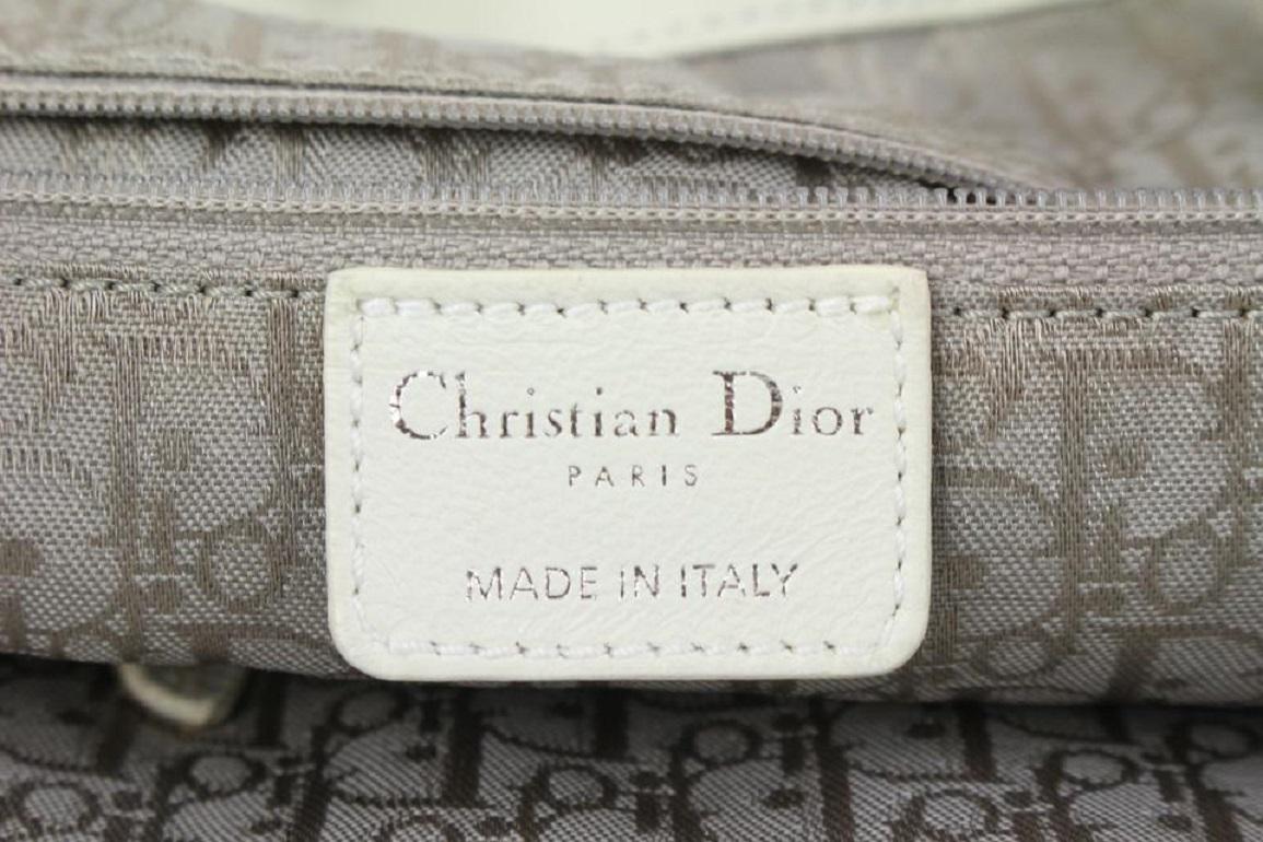christian dior white sling bag