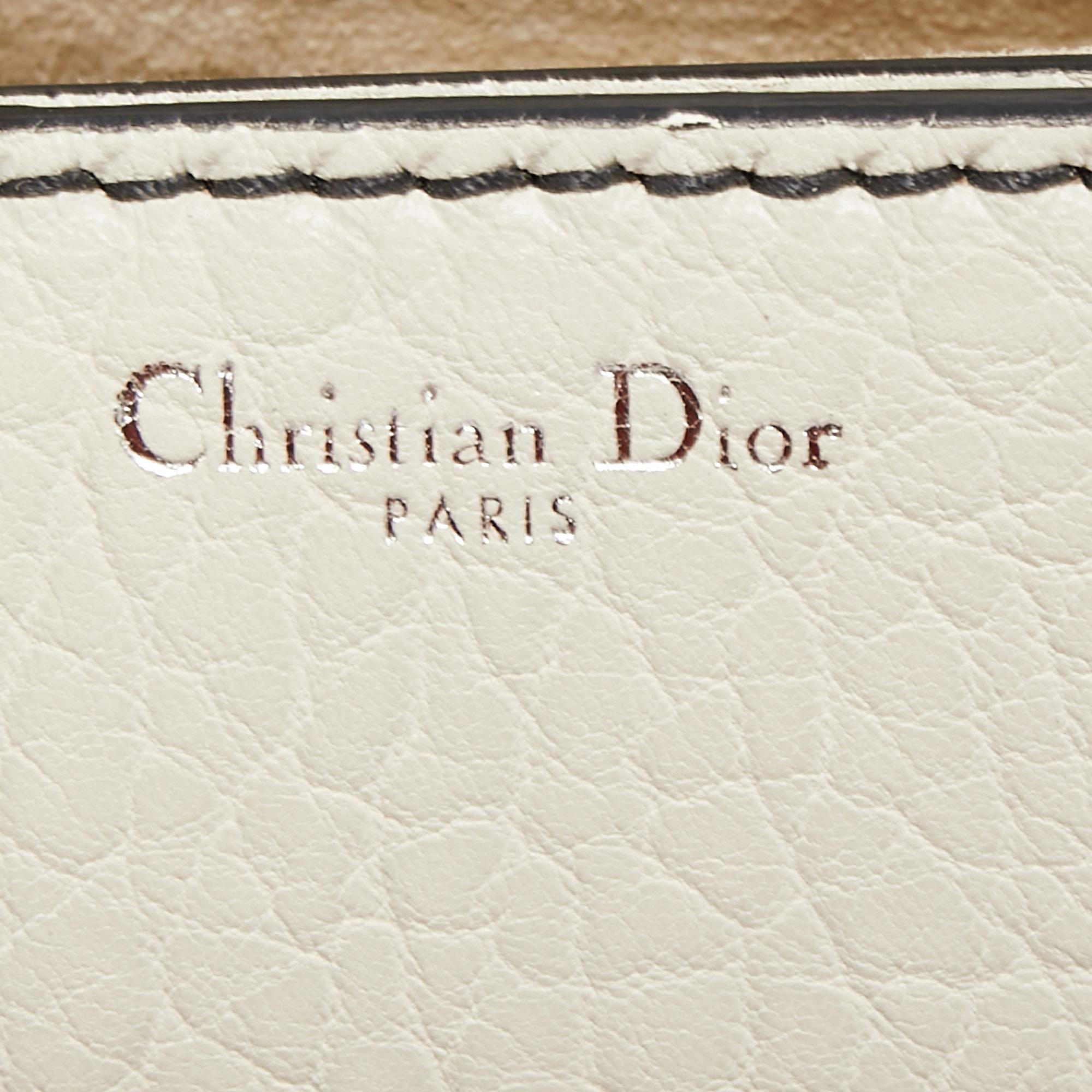 Dior White Leather Dio(r)evolution Shoulder Bag 2
