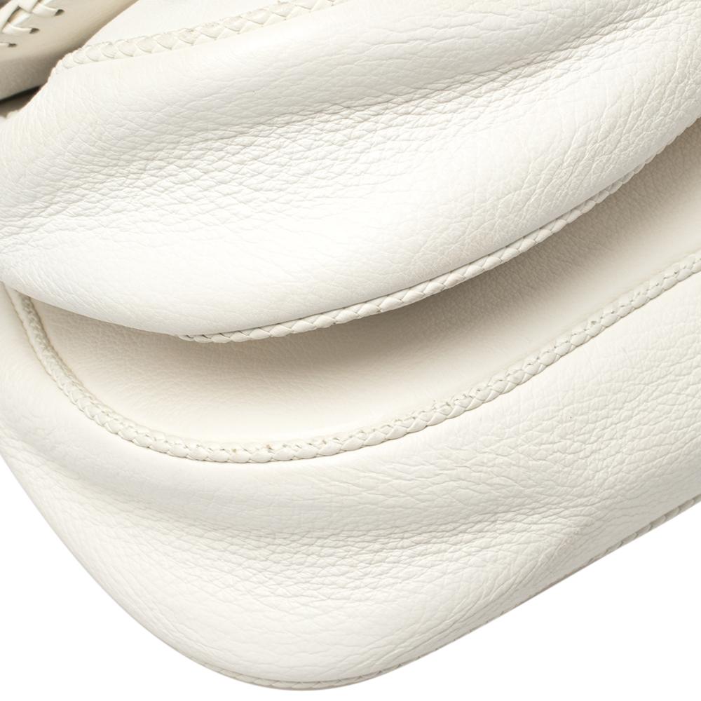 Dior White Leather Gaucho Alpine Saddle Bag 1