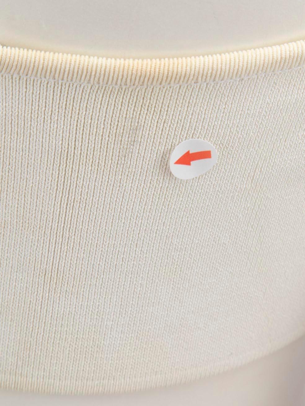 Women's Dior White Logo Detail Bralette Size S For Sale