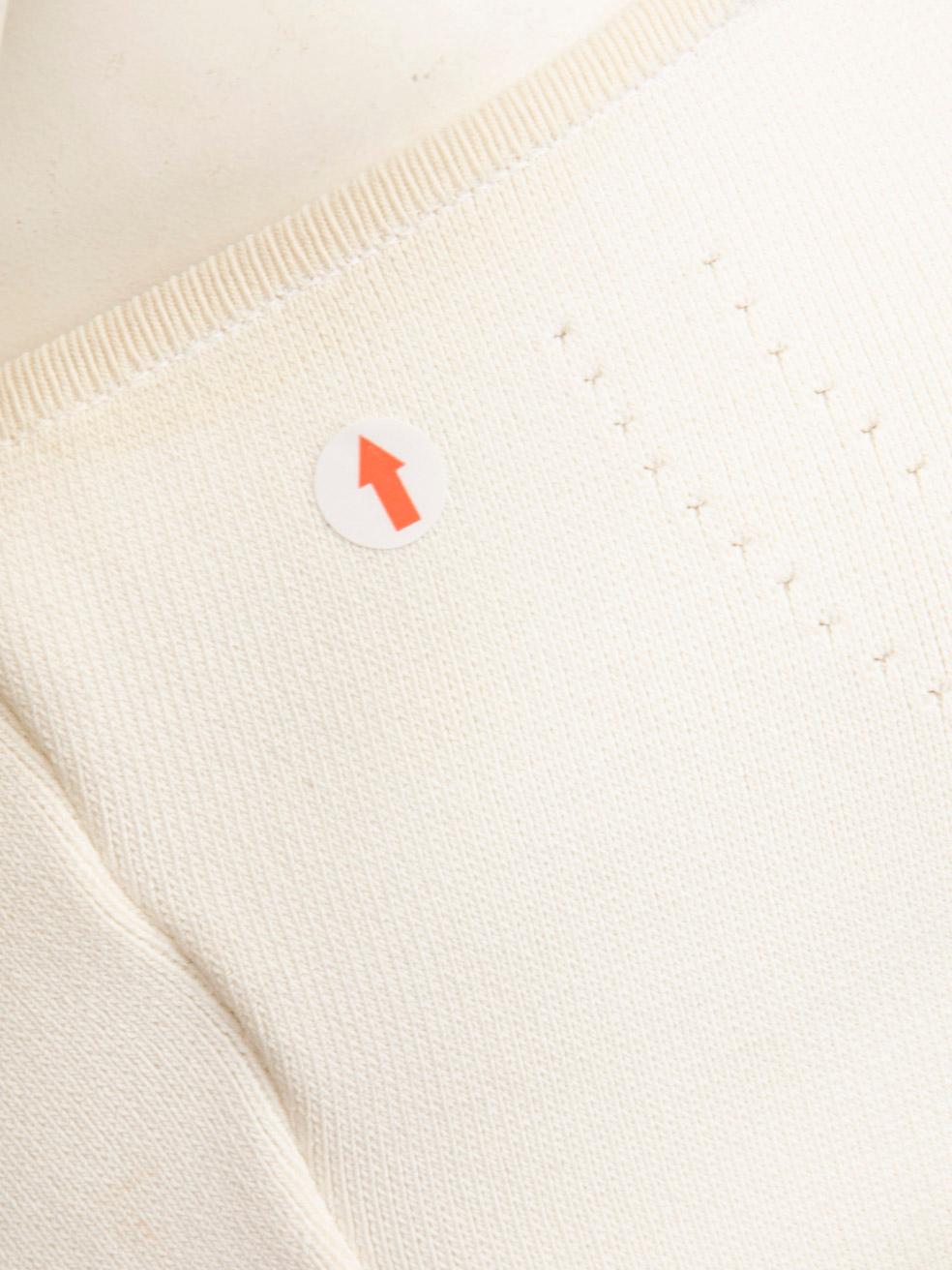 Dior White Logo Detail Bralette Size S For Sale 1