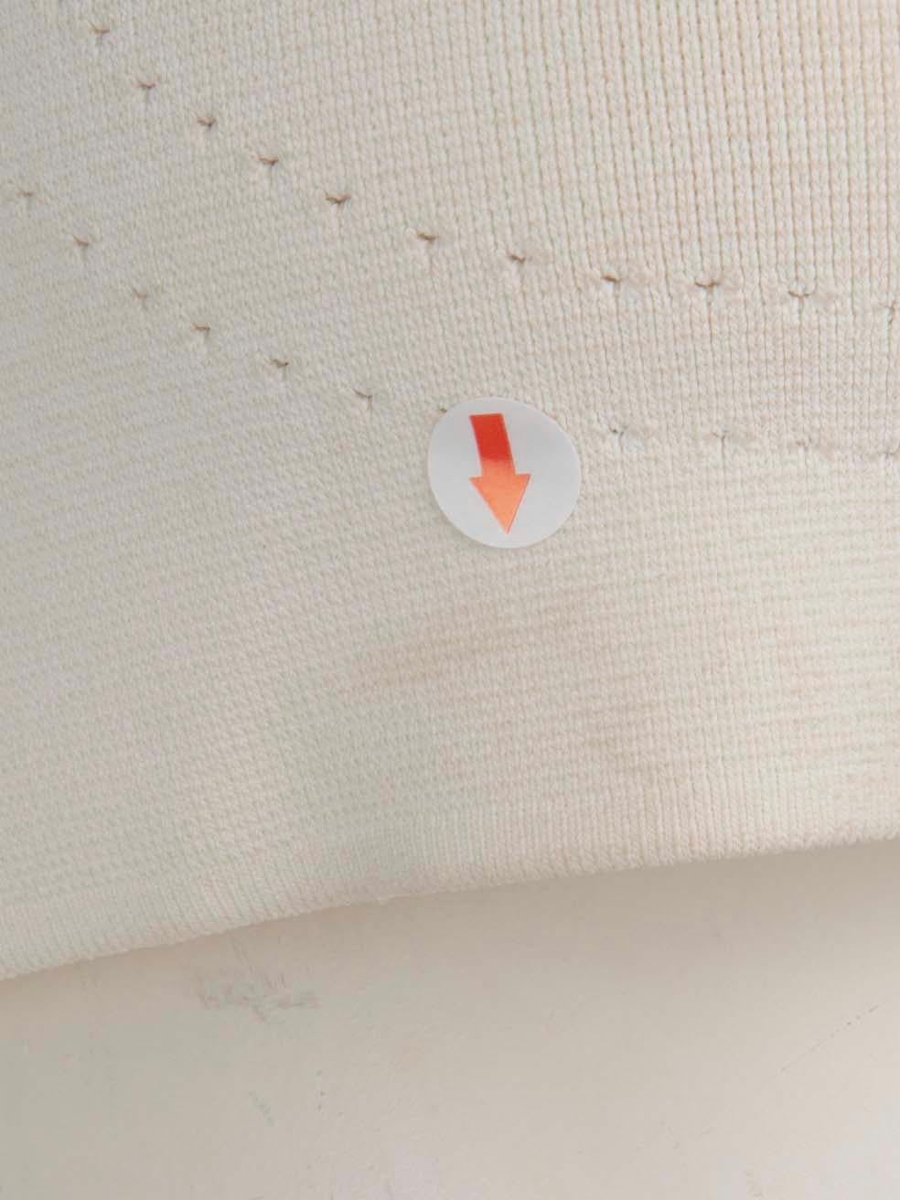 Dior White Logo Detail Bralette Size S For Sale 2