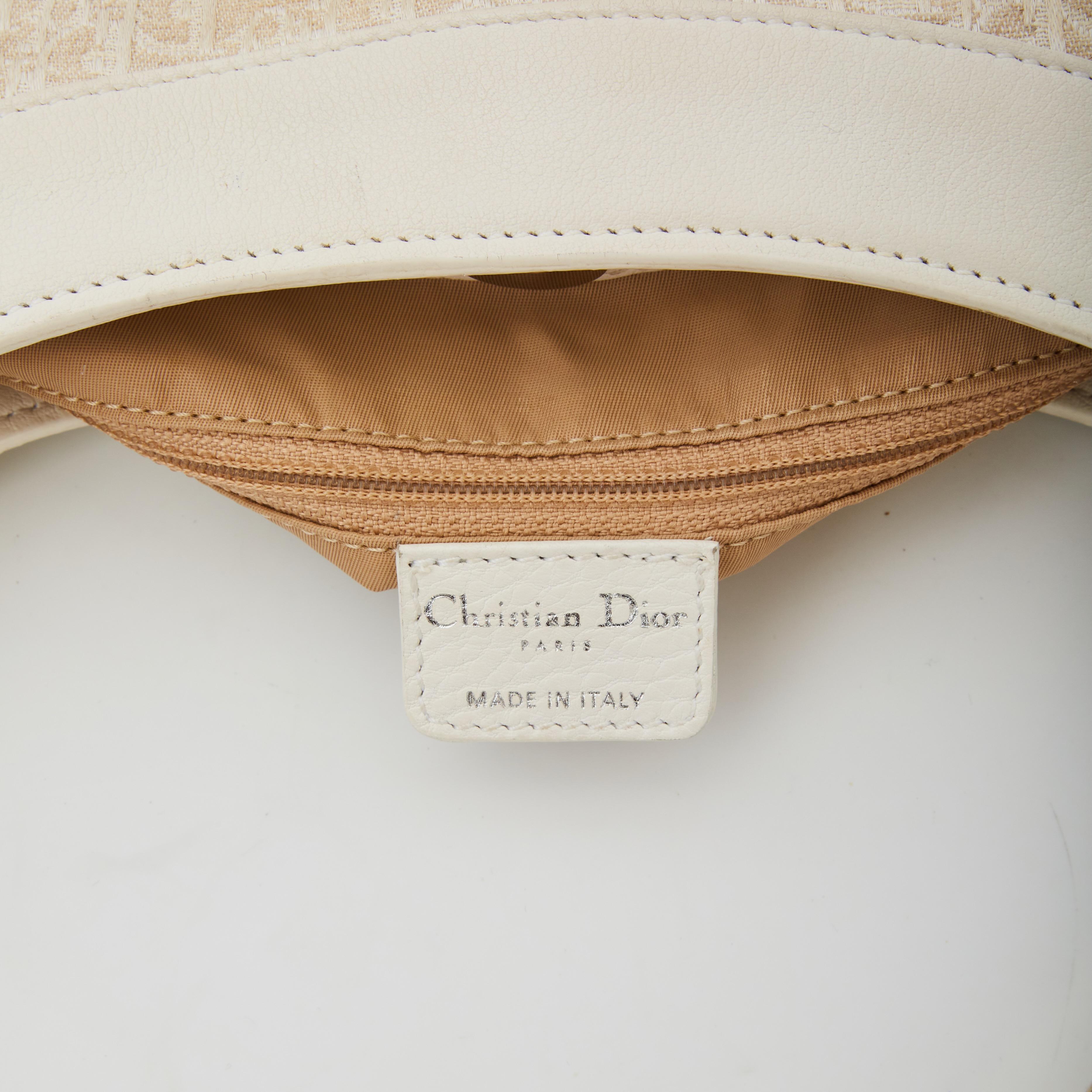 Dior Weiße Monogramm Diorissimo Trotter Umhängetasche (2006) 2