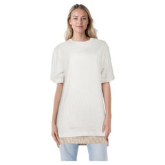 Maglietta Dior White Monogram Layered Taglia M. T. I.