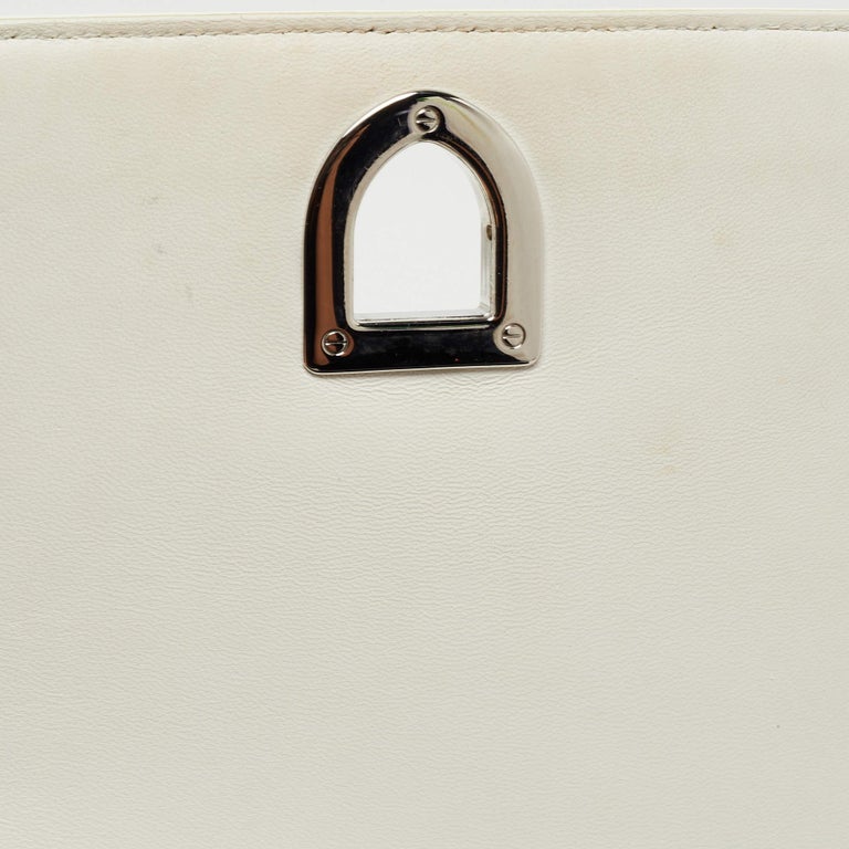 Dior White Patent Leather Small Diorama Flap Shoulder Bag For Sale at  1stDibs