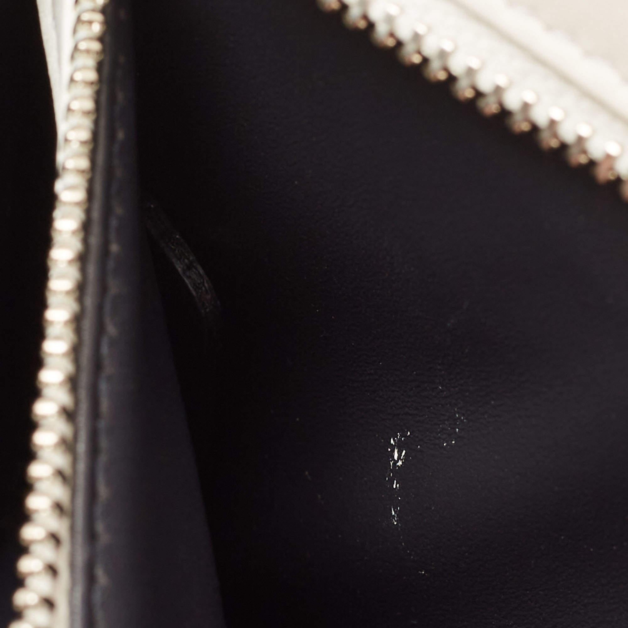 Dior White Patent Leather Small Diorama Shoulder Bag 4