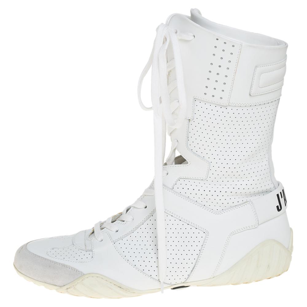 dior white boots