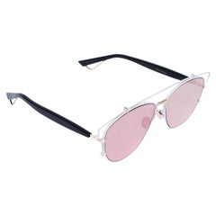 Dior White/Pink Technologic Aviator Sunglasses