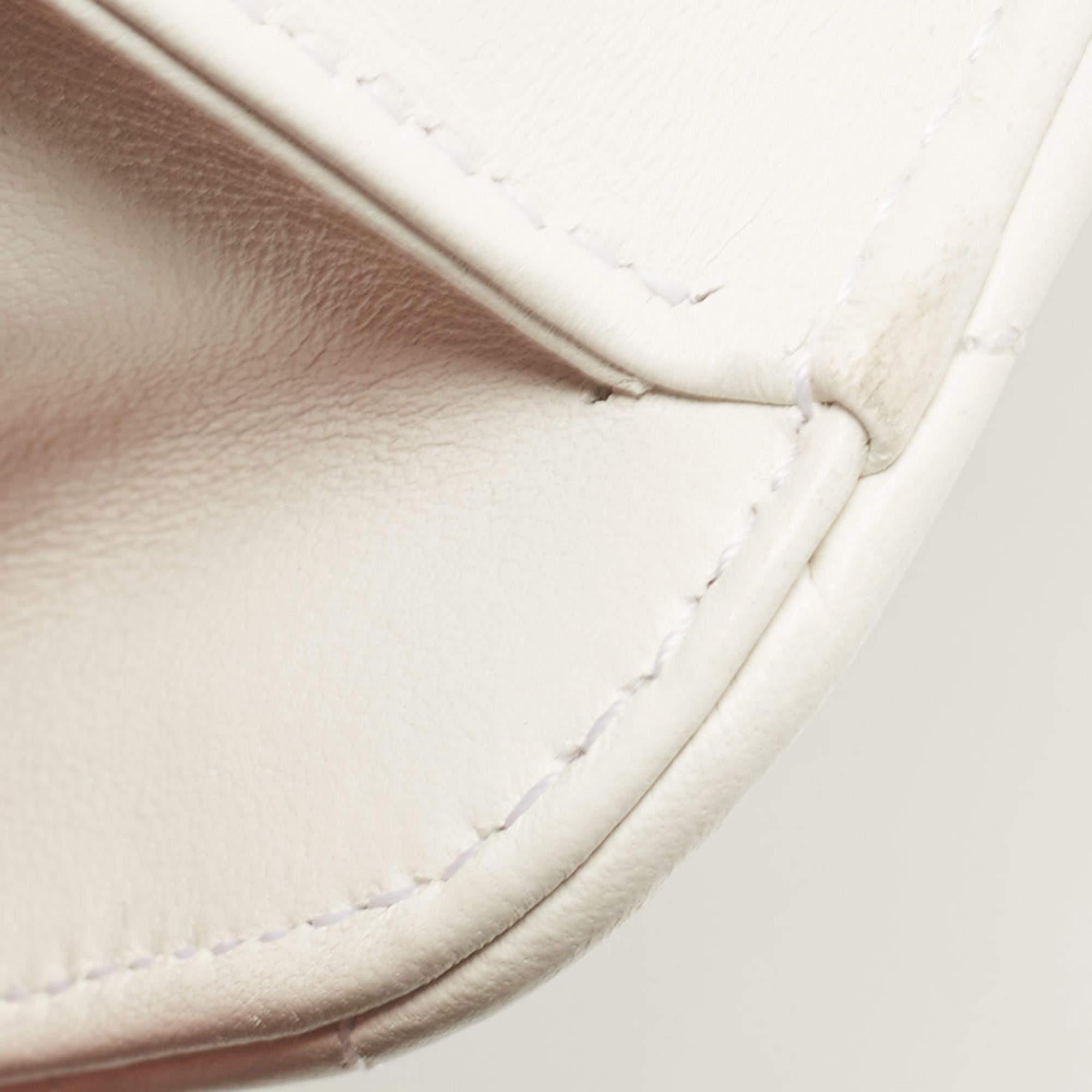 Dior White Quilted Leather Medium Miss Dior Promenade Shoulder Bag 8