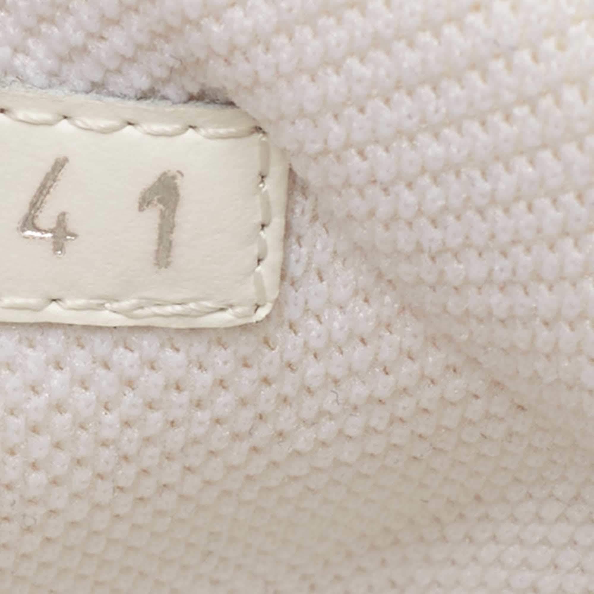 Dior - Baskets ID en caoutchouc blanc et maille technique, taille 41 3