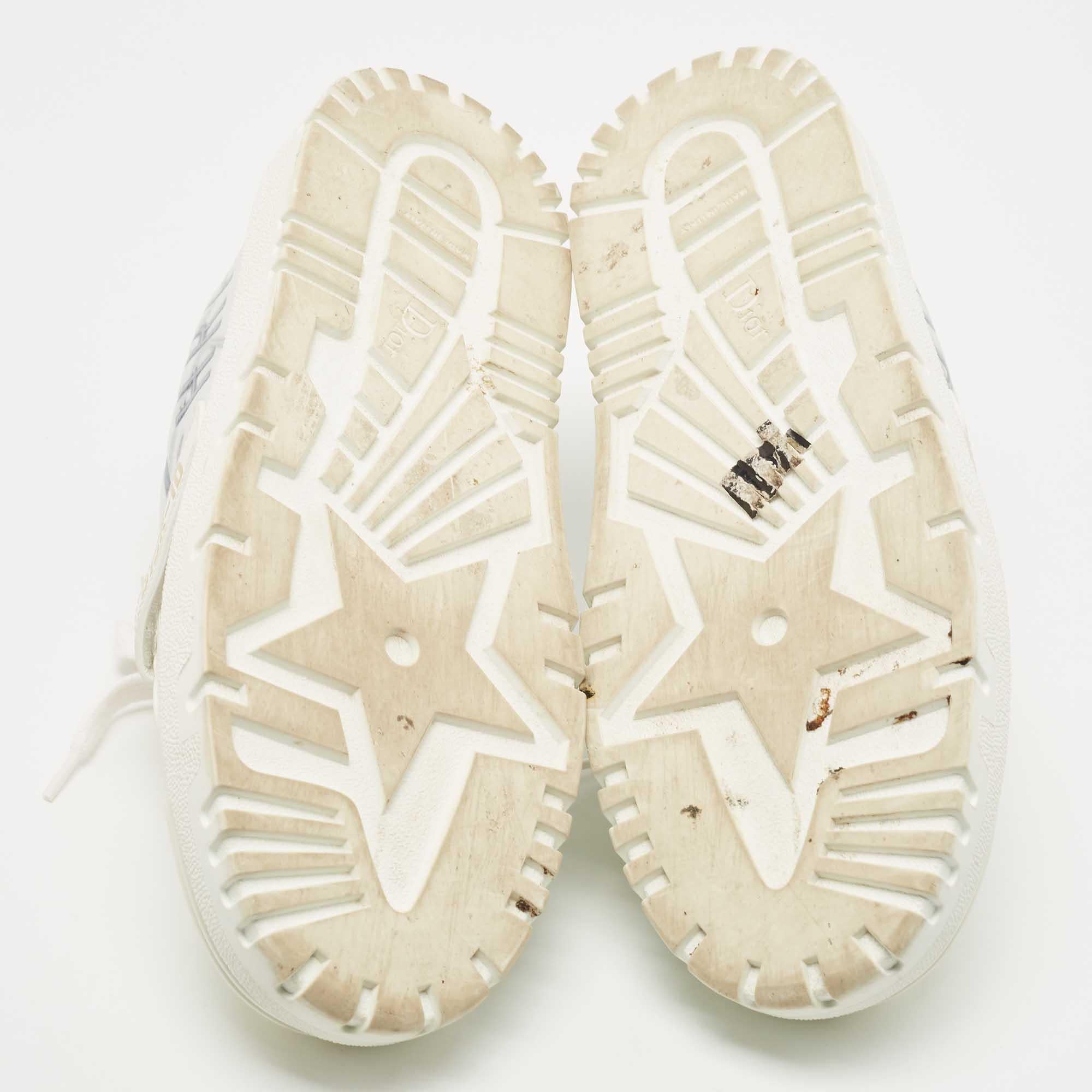 Dior - Baskets ID en caoutchouc blanc et maille technique, taille 41 4
