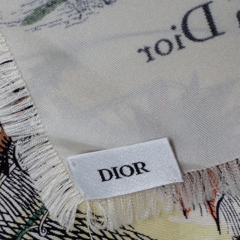 dior silk square scarf