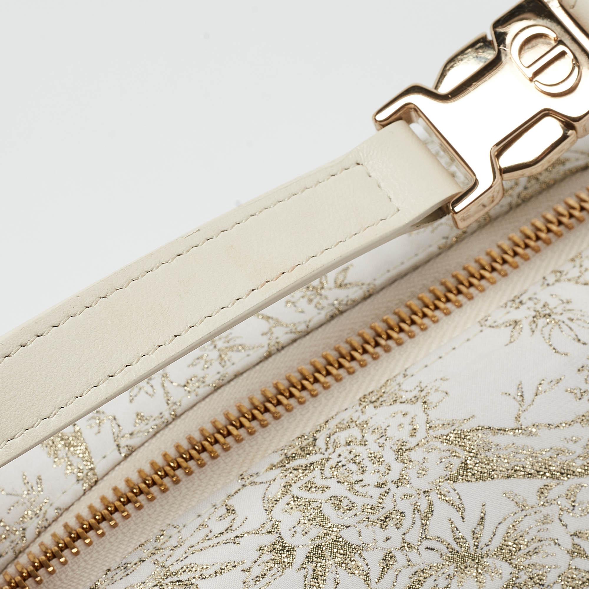 Dior White Toile de Jouy Travel Nomad Pouch 5