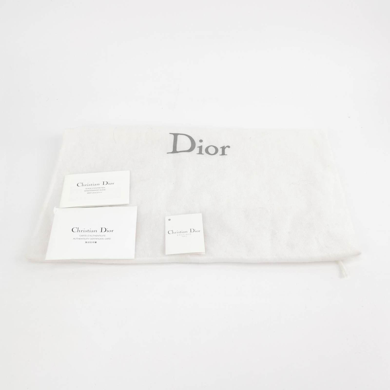 Dior Bolso Boston Bordado Floral Piel Rosa 8