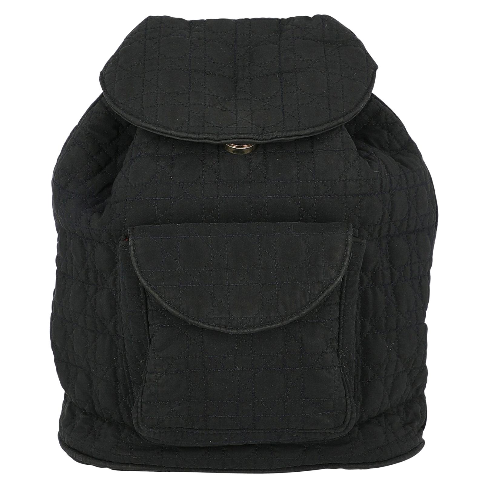 Dior Woman Backpacks Black Fabric For Sale