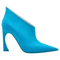 Dior Women Ankle boots Blue Fabric EU 41