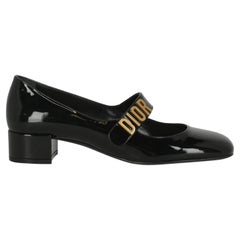 Dior Women Pumps Black Leather EU 38