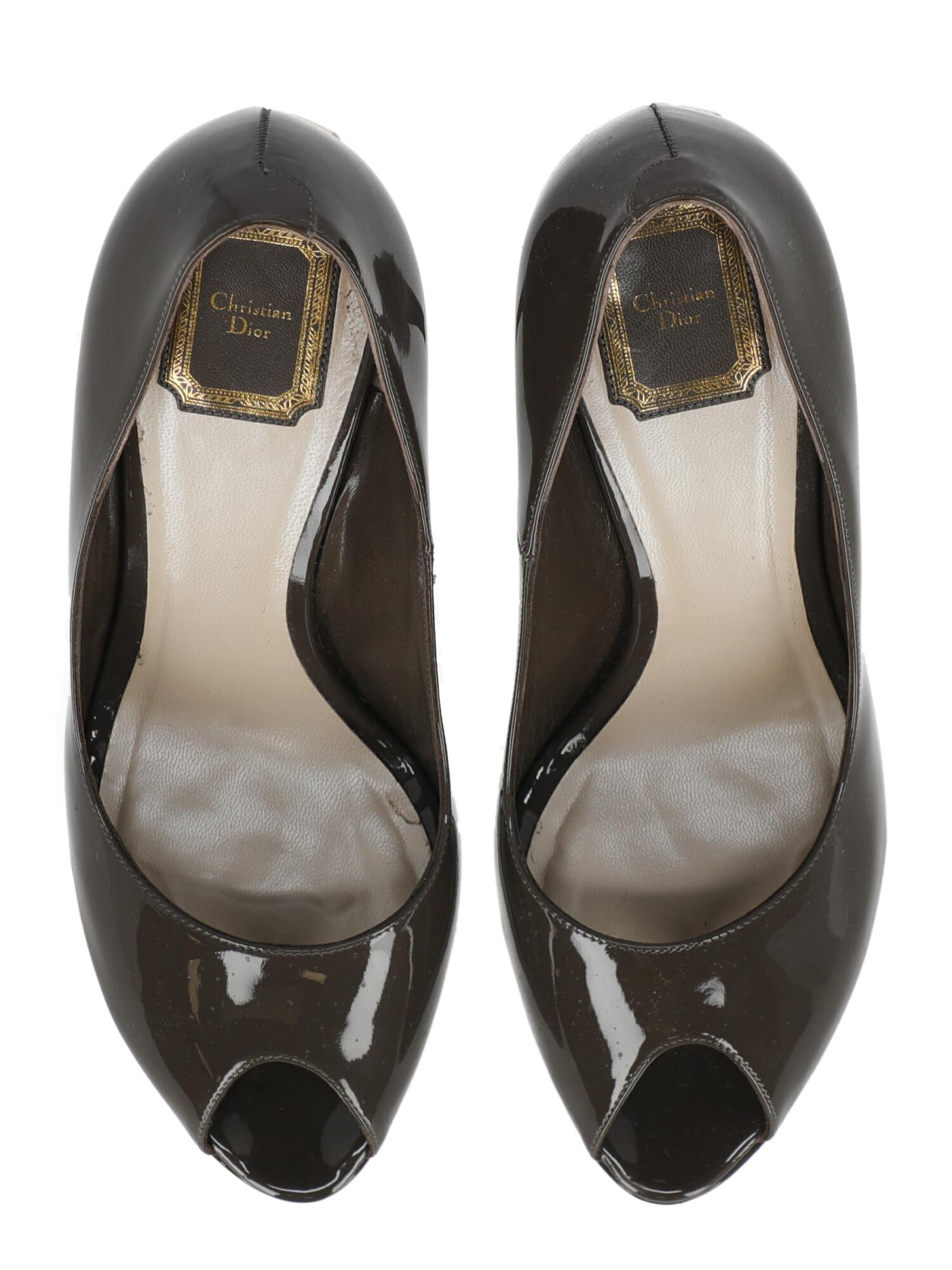 Dior Women  Pumps Brown Leather IT 41 1